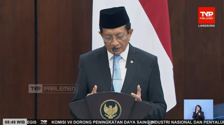 Berlangsung Khidmat, Menteri Agama Pimpin Doa dalam Sidang Tahunan MPR RI