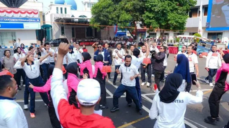 Sambut HUT ke-81 RI, Korlantas Gelar Olahraga dan Perlombaan