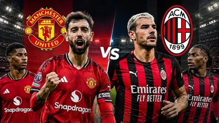 Manchester United Tantang AC Milan di Laga Pramusim Terakhir