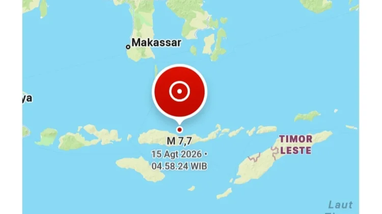 Gempa Magnitudo 7,7 Guncang NTT, BMKG Keluarkan Peringatan Tsunami