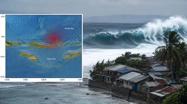 Tsunami Terdeteksi di NTT, Tertinggi Capai 0,94 Meter