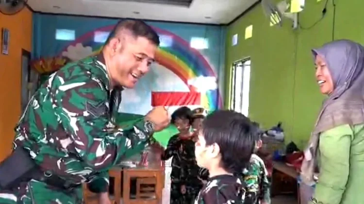 Korem 051 Wijayakarta Sulap Ruang Nongkrong di Depok Jadi Kampung Pancasila