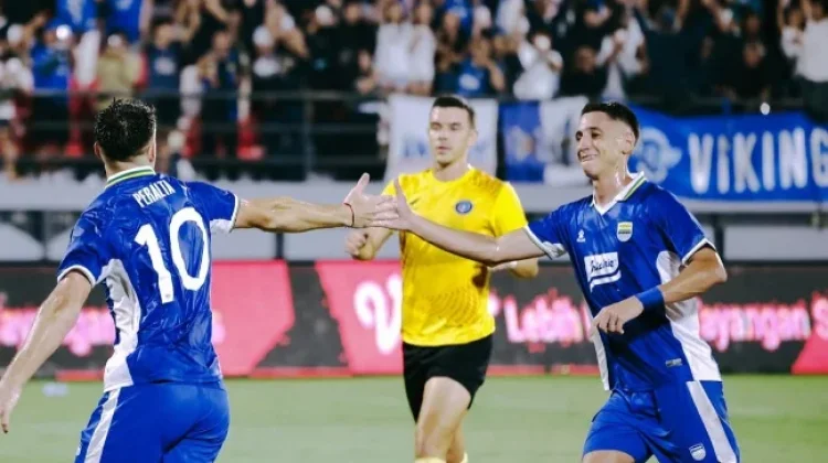 Persib Menang Telak atas Sabah FC, Gelar Dewata Challenge Makin Dekat