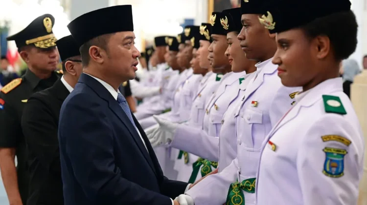 Menteri Prasetyo Apresiasi Perjuangan Anggota Paskibraka
