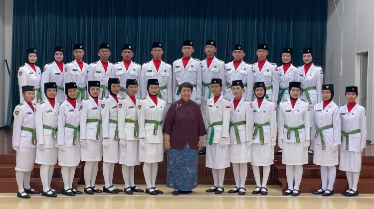 Dubes RI Kukuhkan 25 Paskibra KBRI Tokyo 2026