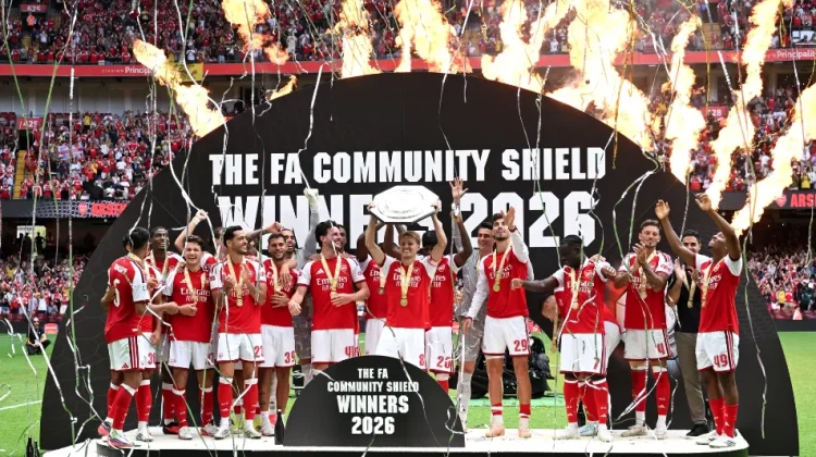 Arsenal Hancurkan City 3-0, Raih Community Shield ke-18