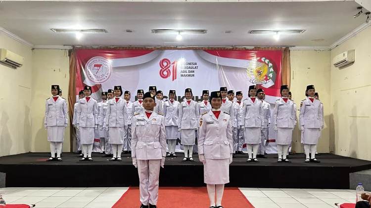 Puluhan Calon Paskibra Gedung Joang ’45 DKI Jakarta Dikukuhkan