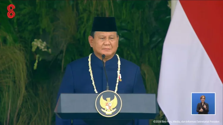 Presiden Prabowo Pimpin Upacara HUT Ke-81 RI di Istana