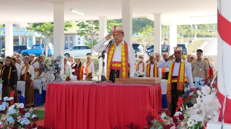 Mendagri Pimpin Upacara HUT ke-81 RI di Manggarai Timur, NTT