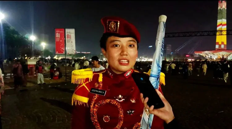 Senyum Josepha usai Kirab, dari Color Guard hingga Harapan untuk Indonesia