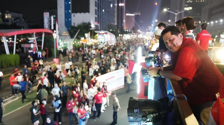 Ikuti Karnaval Bersatu Harmoni Nusantara, Menpora Ingatkan Perjuangan Para Atlet