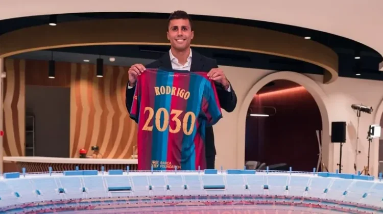 Rodri Diperkenalkan sebagai Pemain Baru Barcelona dengan Ambisi Tinggi