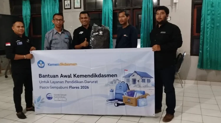 Kemendikdasmen Salurkan Bantuan untuk Korban Gempa NTT