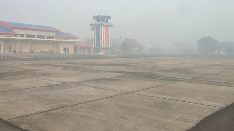 Kemenhub Pantau Dampak Asap Karhutla terhadap Operasional Penerbangan