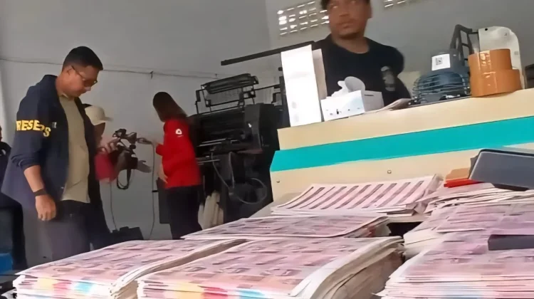Polda Metro Bongkar Percetakan Uang Palsu Rp36 Miliar di Tangsel