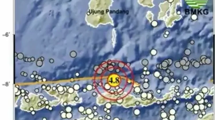 Gempa M 4,8 Kembali Guncang NTT, Berpusat di Timur Laut Ruteng