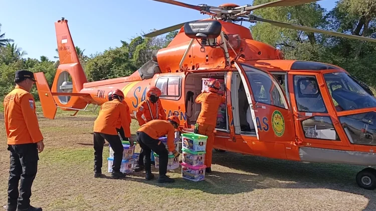 Hari Ke-9 Gempa Flores, Basarnas Perkuat Distribusi Logistik lewat Udara