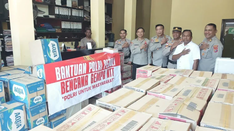 Tim K3I Stamaops Polri Perkuat Penanganan Bencana Gempa NTT