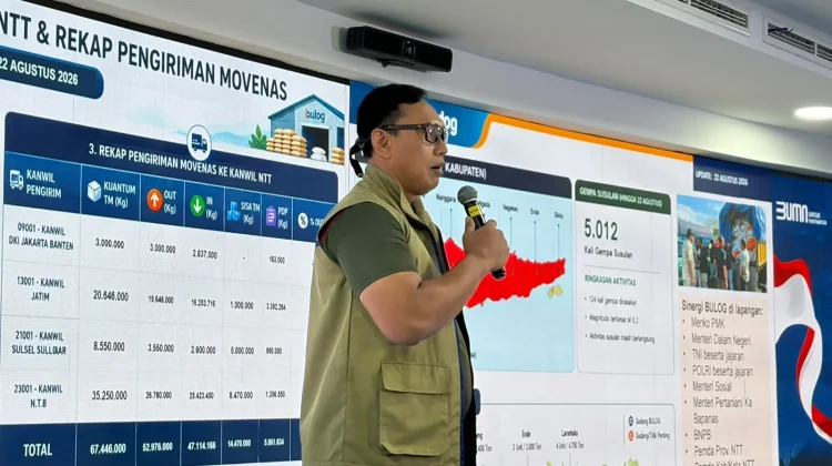 BULOG Pastikan Stok Beras di NTT Aman untuk Tanggap Darurat