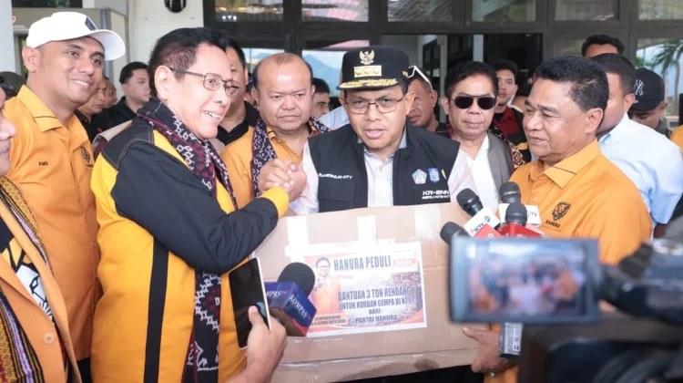 Ringankan Beban Korban Gempa, Hanura-Gebu Minang Salurkan Bantuan ke NTT