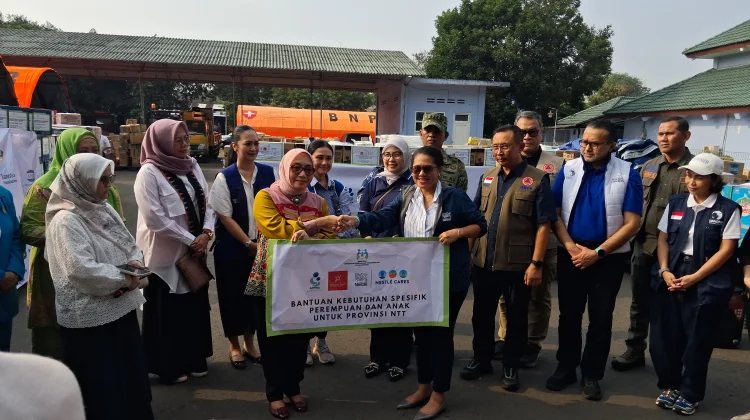 Kemen PPPA dan Mitra Bersama Salurkan 30 Ton Bantuan untuk Korban Gempa NTT