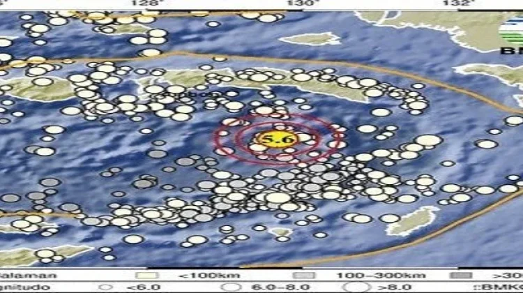 Gempa M5,4 Guncang Maluku Tengah, BMKG Pastikan Tidak Berpotensi Tsunami