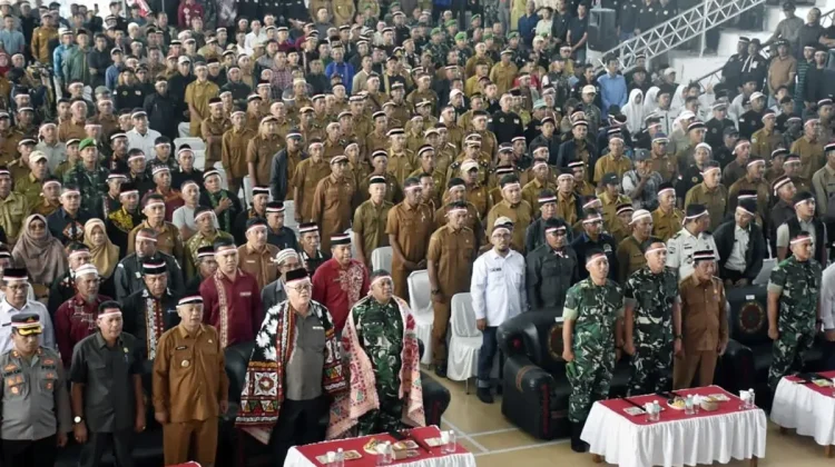 Ribuan Warga Bener Meriah Aceh Ikuti Apel Kebangsaan Indonesia Damai