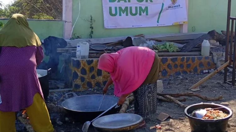 BAZNAS Dirikan Dapur Umum untuk Penuhi Kebutuhan Korban Gempa NTT