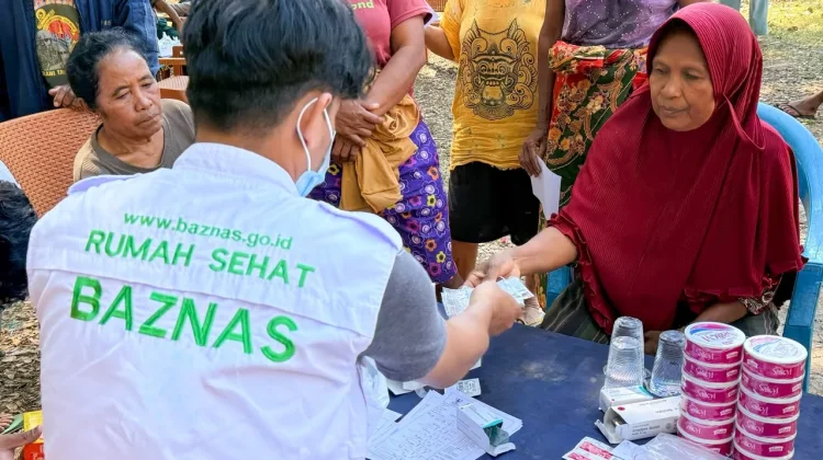 BAZNAS Hadirkan Layanan Kesehatan Mobile untuk Penyintas Gempa NTT