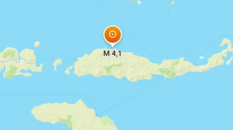Selasa Pagi Ini, Gempa Bumi Magnitudo 4,1 Guncang Flores