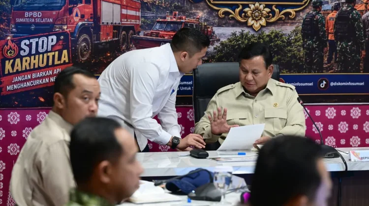 Pemerintah Tambah Helikopter dan Alat Berat Tangani Karhutla Sumsel