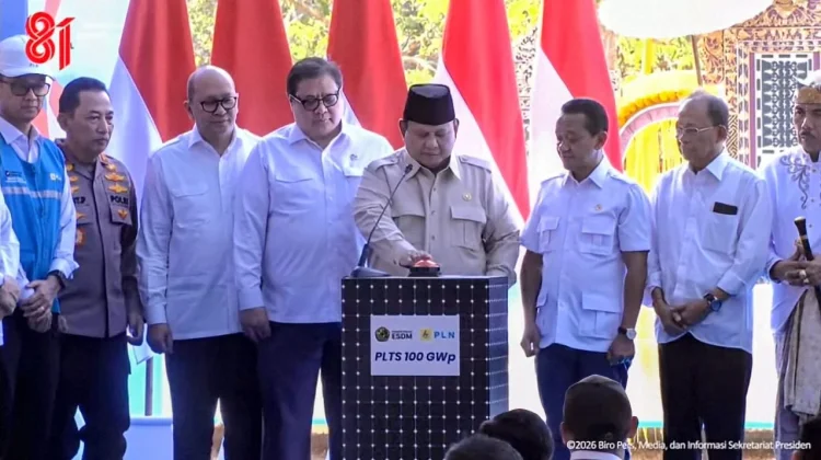 Diresmikan Presiden, Investasi Program PLTS 100 GWp Capai Rp1.140 Triliun
