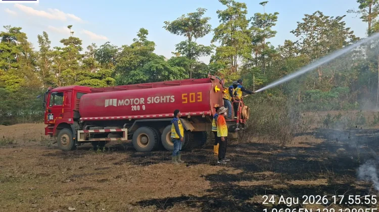 Kementerian PU Suplai Air Tangani Karhutla di Kalteng dan Maluku Utara