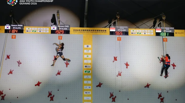 Panjat Tebing Indonesia Raih Dua Perunggu Speed Relay Asia Youth Championship