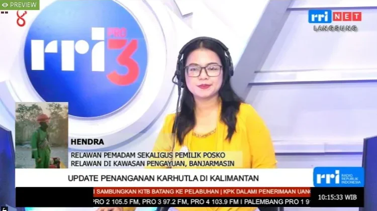 Relawan Berhasil Padamkan Api Karhutla di Pengayuan Banjarmasin