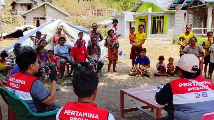 Relawan Pertamina Tembus Pelosok NTT, Salurkan Bantuan ke Warga