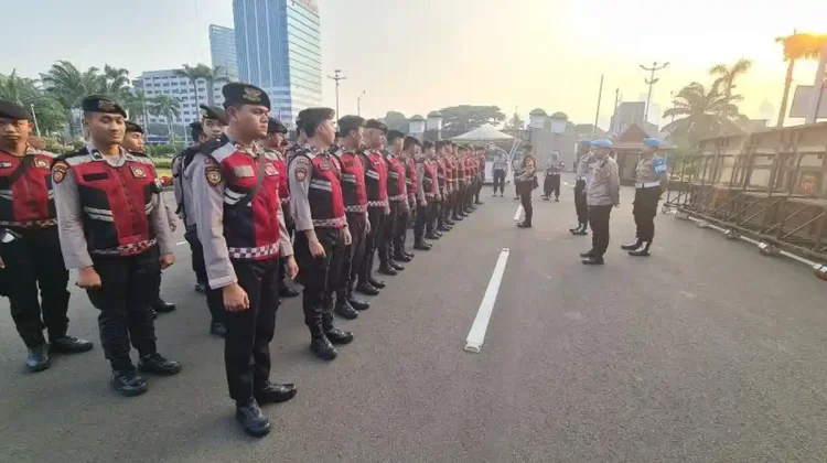 Polisi Kerahkan 18.504 Personel untuk Amankan Aksi Aspirasi di Jakarta Pusat