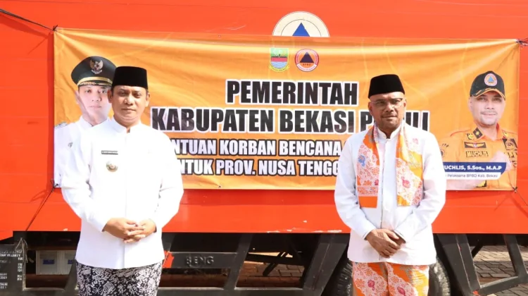 Pemkab Bekasi Kirim 20 Ton Bantuan Logistik untuk Korban Gempa NTT