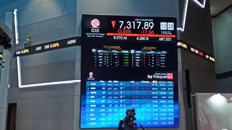 BEI Catat Perdagangan Saham Sepekan ini Bergerak di Zona Negatif