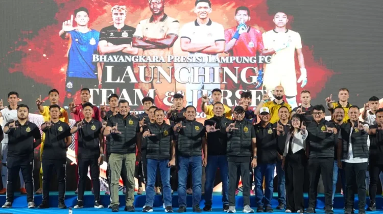 Polri Luncurkan Squad Baru dan Jersey Bhayangkara Presisi Lampung FC