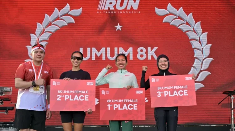Semarak Merdeka Run Jadi Energi Odekta Naibaho, Catat Waktu Finish 26 Menit