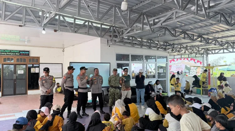 Cegah Karhutla, 198 Peserta Didik Polri Edukasi Warga