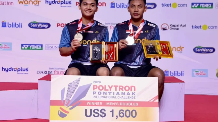 Tyo/Pulung Juara Pontianak International Challenge 2026 Nomor Ganda Putra