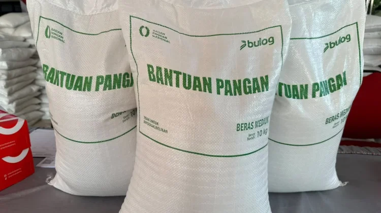 BULOG, Bapanas Salurkan Bantuan Pangan Beras untuk 1,24 Juta Warga Lampung