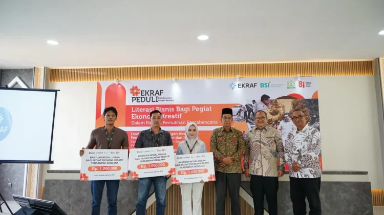 Kementerian Ekraf Perkuat Pelaku Ekraf Aceh Tamiang Pascabencana