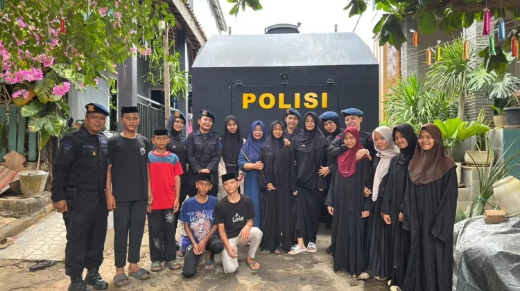 HUT Polwan ke-78, Satbrimob Polda Jambi Salurkan Air Bersih ke Panti Asuhan Al-Amin