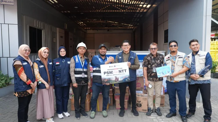 Pelindo Solusi Meritim Salurkan Bantuan untuk Korban Gempa NTT