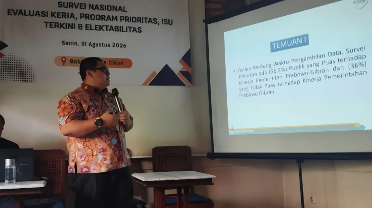 Survei Median, 56,2 persen Publik Puas dengan Kinerja Pemerintah