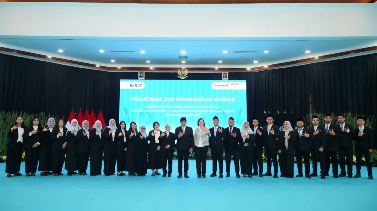 Kementerian Ekonomi Kreatif Lantik Sejumlah Pejabat Baru