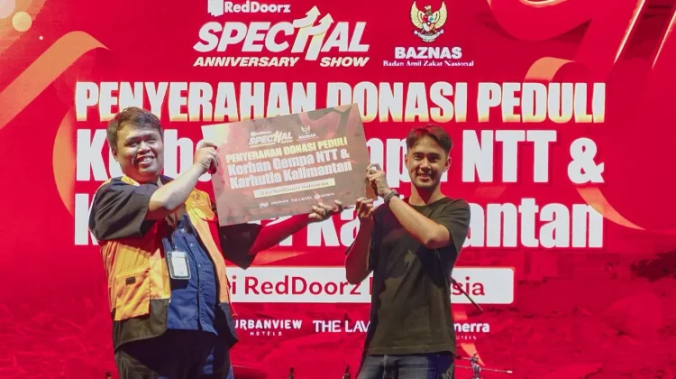 RedDoorz Salurkan Donasi Rp25 Juta melalui BAZNAS untuk Penyintas Gempa NTT